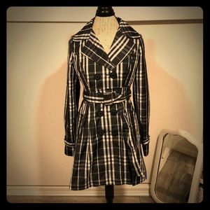 EUC XOXO Plaid Raincoat *Size S*